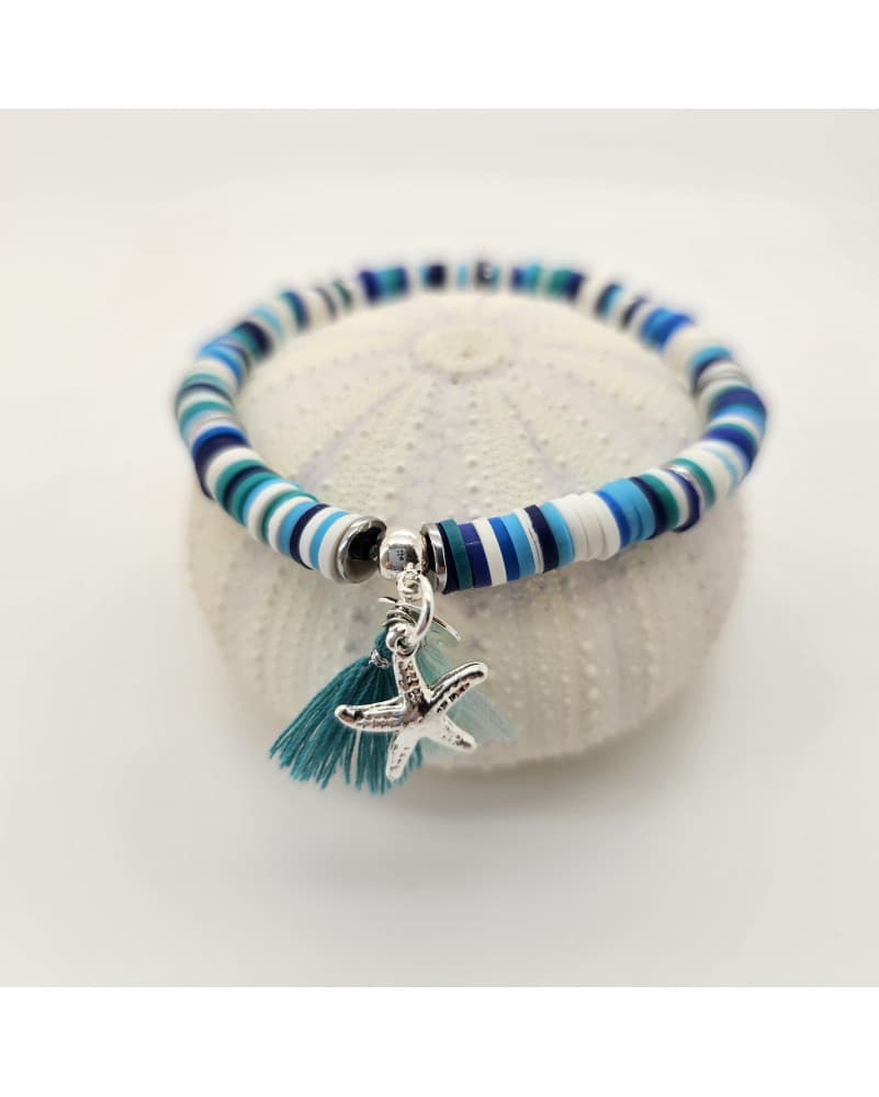 Bracelet Surfeur - Bleu Mix