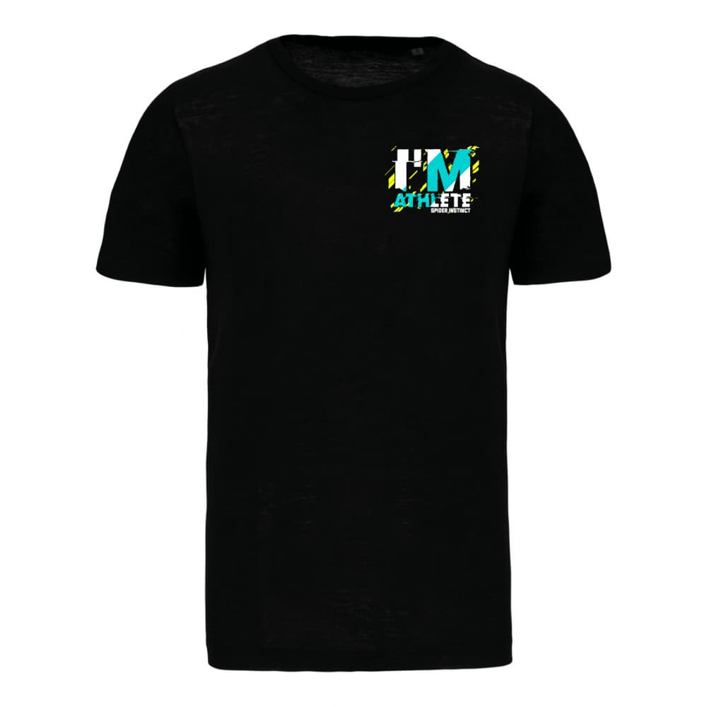 T-shirt I'm Not Perfect I'm Athlete Black - Spider Instinct®