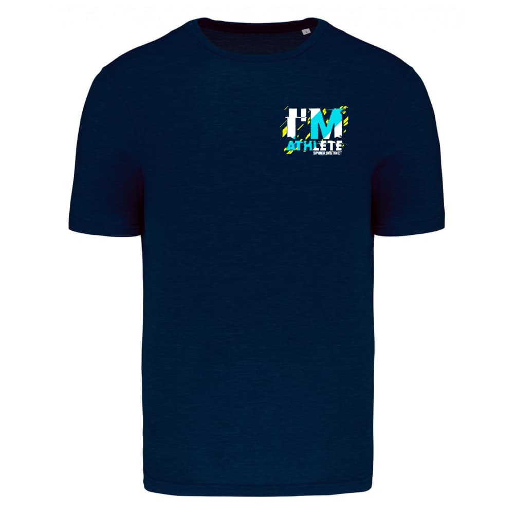 T-shirt I'm Not Perfect I'm Athlete French Navy - Spider Instinct®