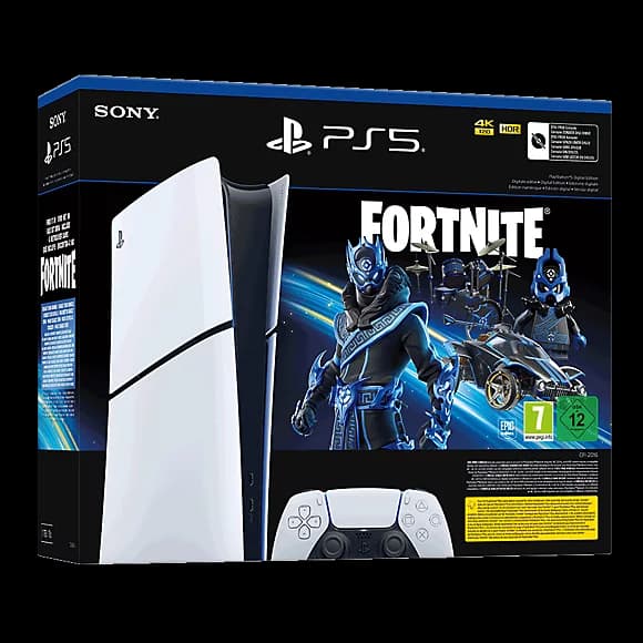 PlayStation®5 Digital Edition Konsole - Fortnite® Cobalt Star Bundle (Modellgruppe - Slim)*