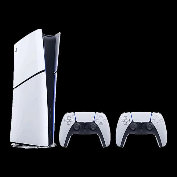 Paket: PlayStation®5 Digital Edition + zwei DualSense™ Wireless-Controll- er (Modellgruppe - Slim)*