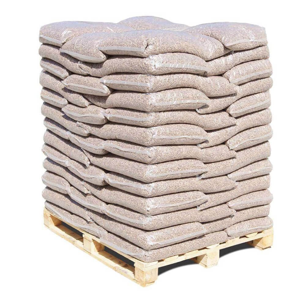 Granulés de bois Din Plus - 75 sacs x 10 kg