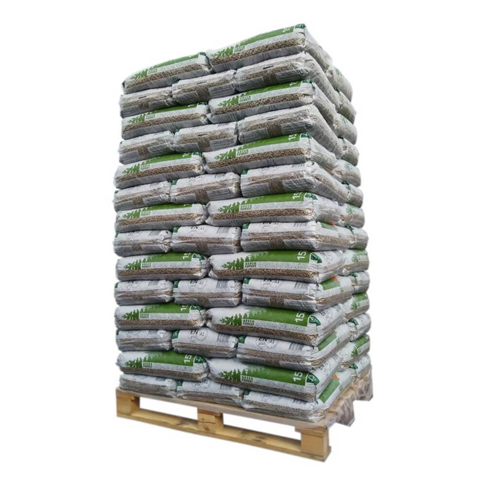 Pellet Green Forest - Palette de 70 sacs de 15 kg