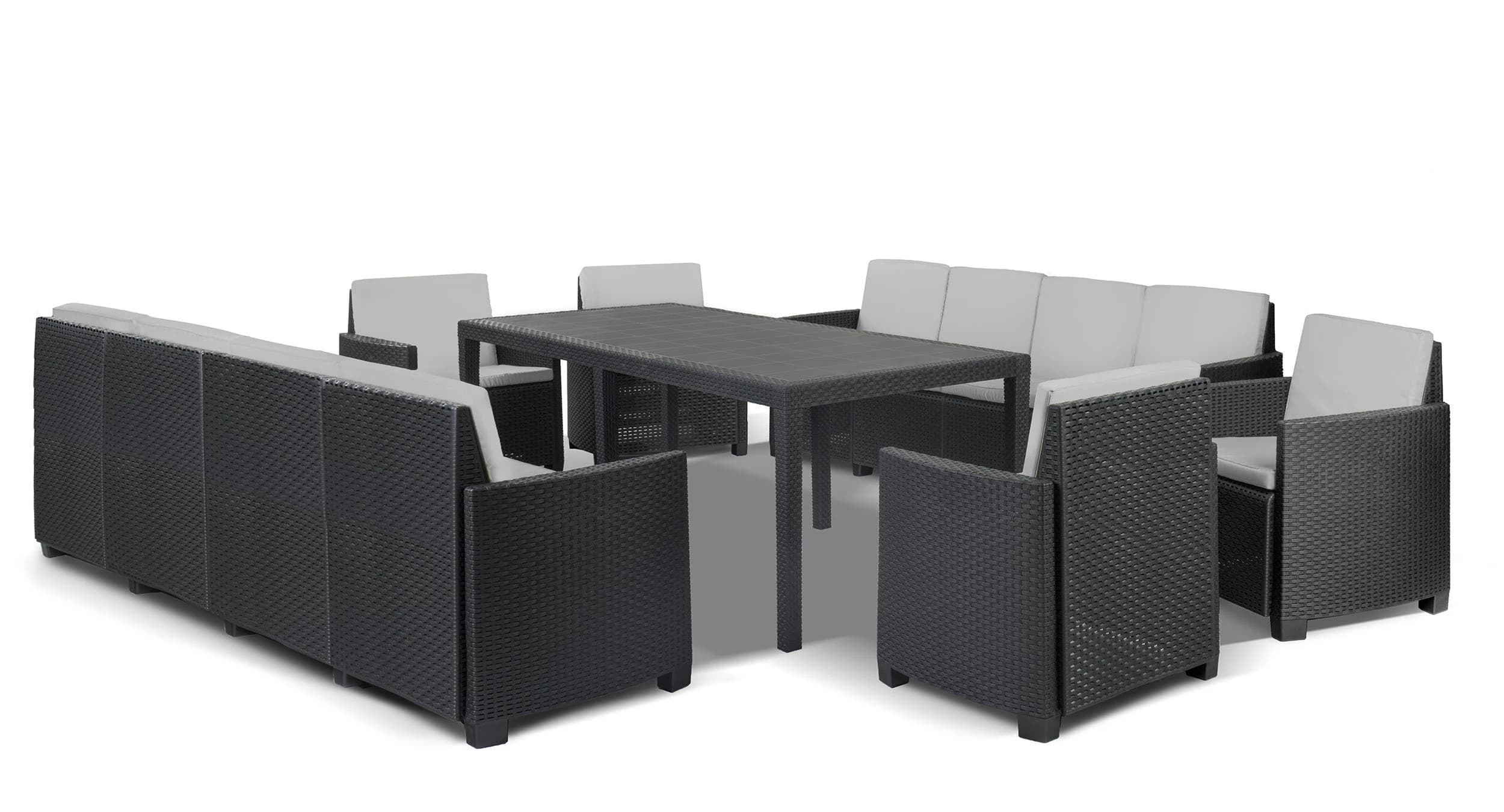 Zestaw Mebli Ogrodowych MAXI KING QUEEN Sicilia12 Rattan
