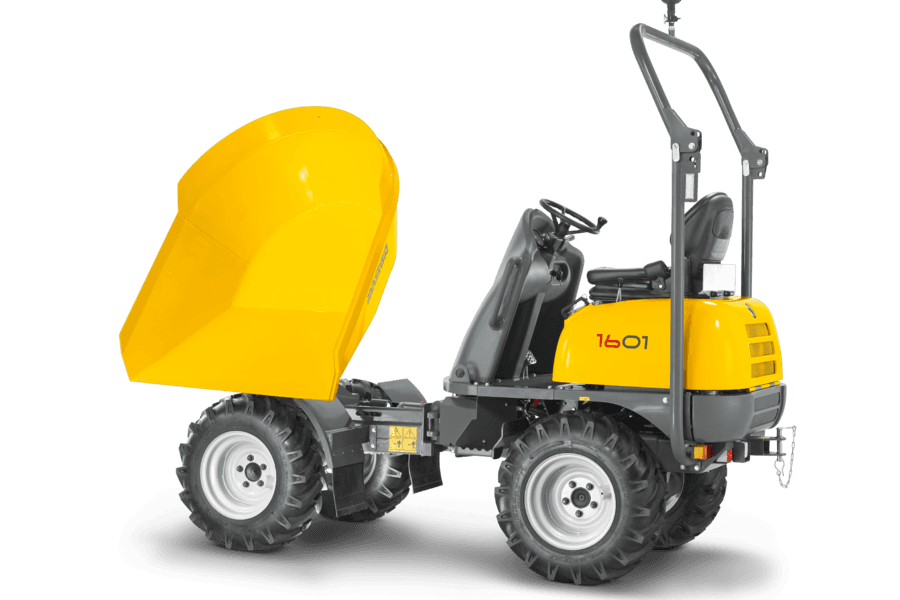 Wacker Neuson Raddumper 1601 mit Drehkippmulde 1.500kg Zuladung