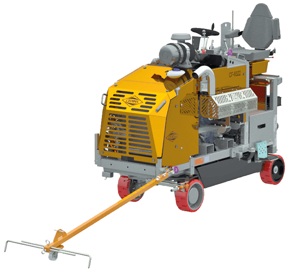 CEDIMA CF-6022 dieselbetriebener Fugenschneider Ø 1200 mm