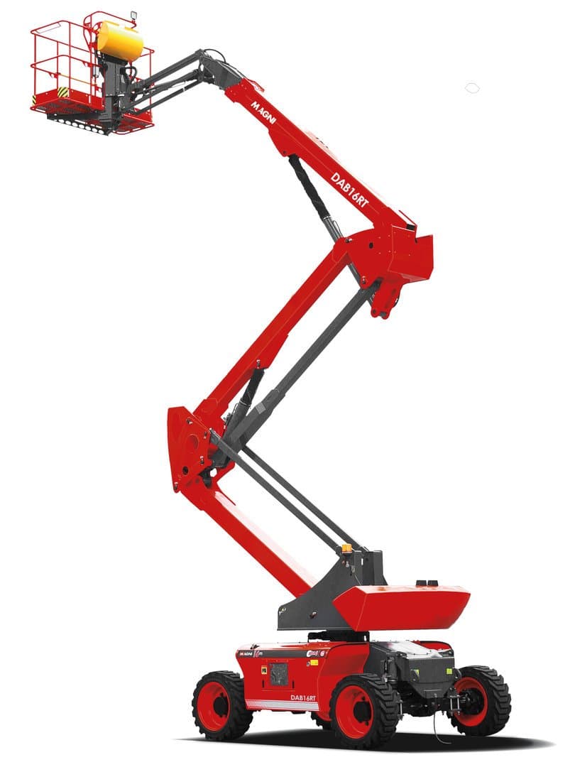 MAGNI DAB16RT Diesel-Gelenkteleskop-Arbeitsbühne geländegängig 16,0 mtr.