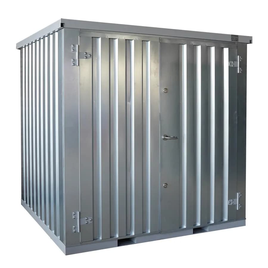 Lagercontainer 2×2 Meter Galvanisiert Doppeltür Kurze Seite-Neu