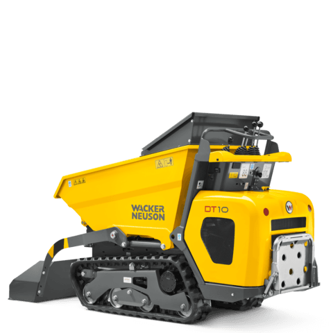 Wacker Neuson DT10 Minidumper mit Frontkippmulde und Selbstladeschaufel 1.000kg Zuladung