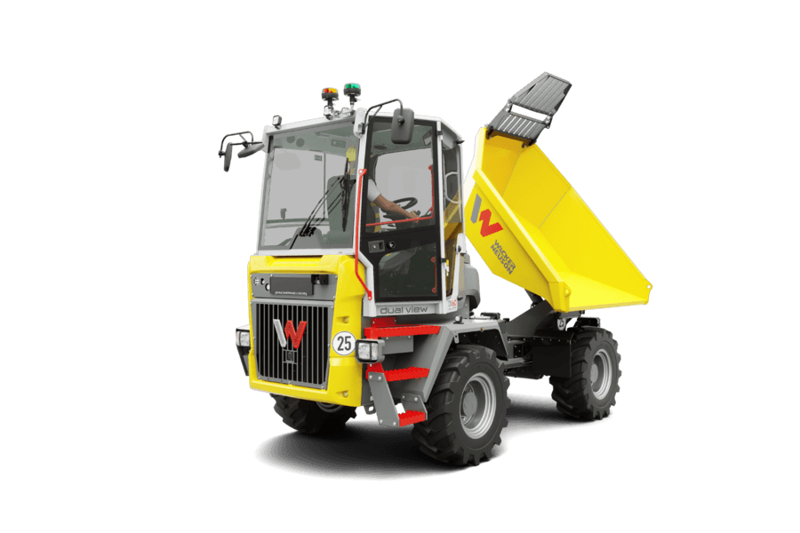 Wacker Neuson Dual View Raddumper DV60-2 mit Drehkippmulde 6.000kg Zuladung