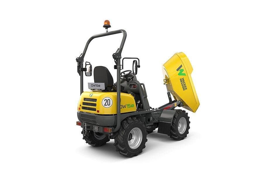 Wacker Neuson Elektro-Raddumper DW15e mit Drehkippmulde 1.500kg Zuladung