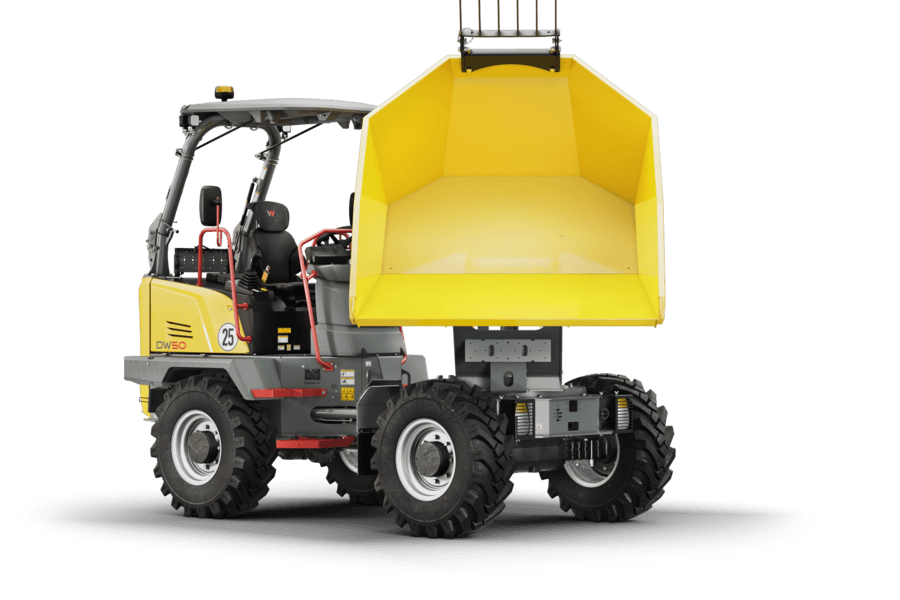 Wacker Neuson Raddumper DW50-2 mit Drehkippmulde 5.000kg Zuladung