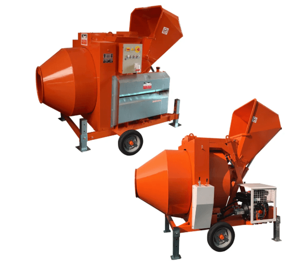 LESCHA LHB 1200 – Betonmischer mit Beschicker