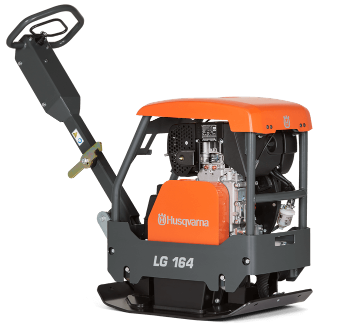 HUSQVARNA LG 164 Hatz Diesel – Rüttelplatte reversierbar mit 170 kg | VORFÜHRGERÄT