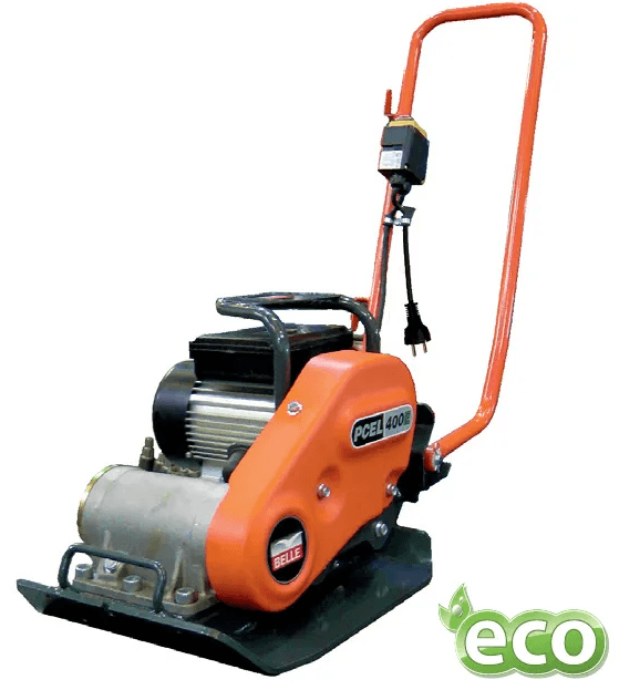 BELLE LESCHA PCEL 400E 230 V – elektrische Rüttelplatte vorlaufend mit 49 kg