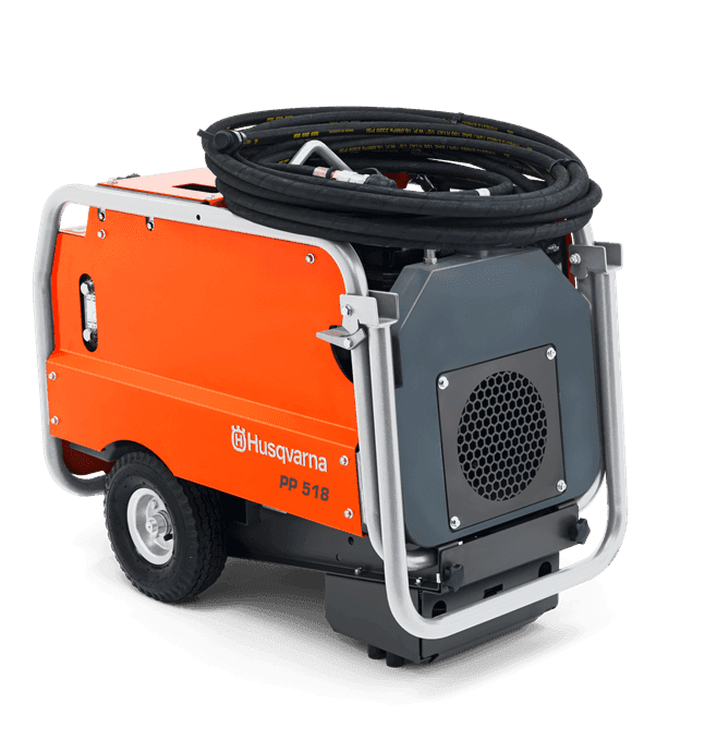 HUSQVARNA PP 518 , benzinbetriebenes Hydraulik-Aggregat