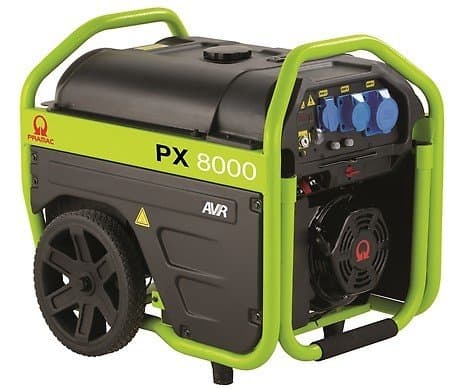 PRAMAC PX 8000 benzinbetriebener Stromerzeuger 230 Volt | 6,0 kVA (E-Starter)
