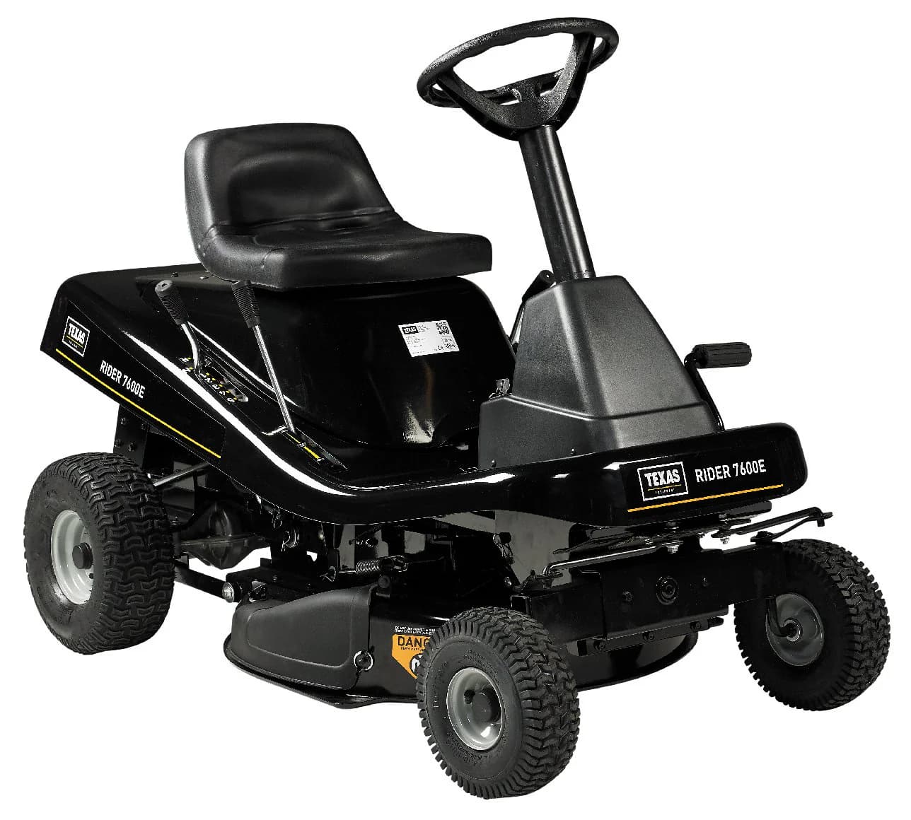 Texas Aufsitzmäher Rider 7600E 2in1 inkl. Mulchkit – Modell 2025-Neu