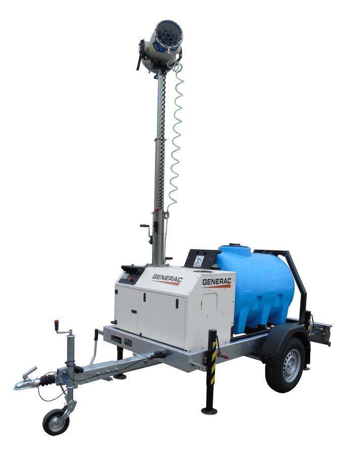 GENERAC Dust Fighter DF 3000 MPT dieselbetriebenes Staubbindesystem