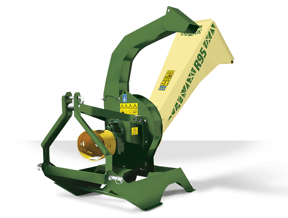 NEGRI Biohäcksler R95T / Häcksler mit Dreipunktaufnahme CAT. 1 für Traktor