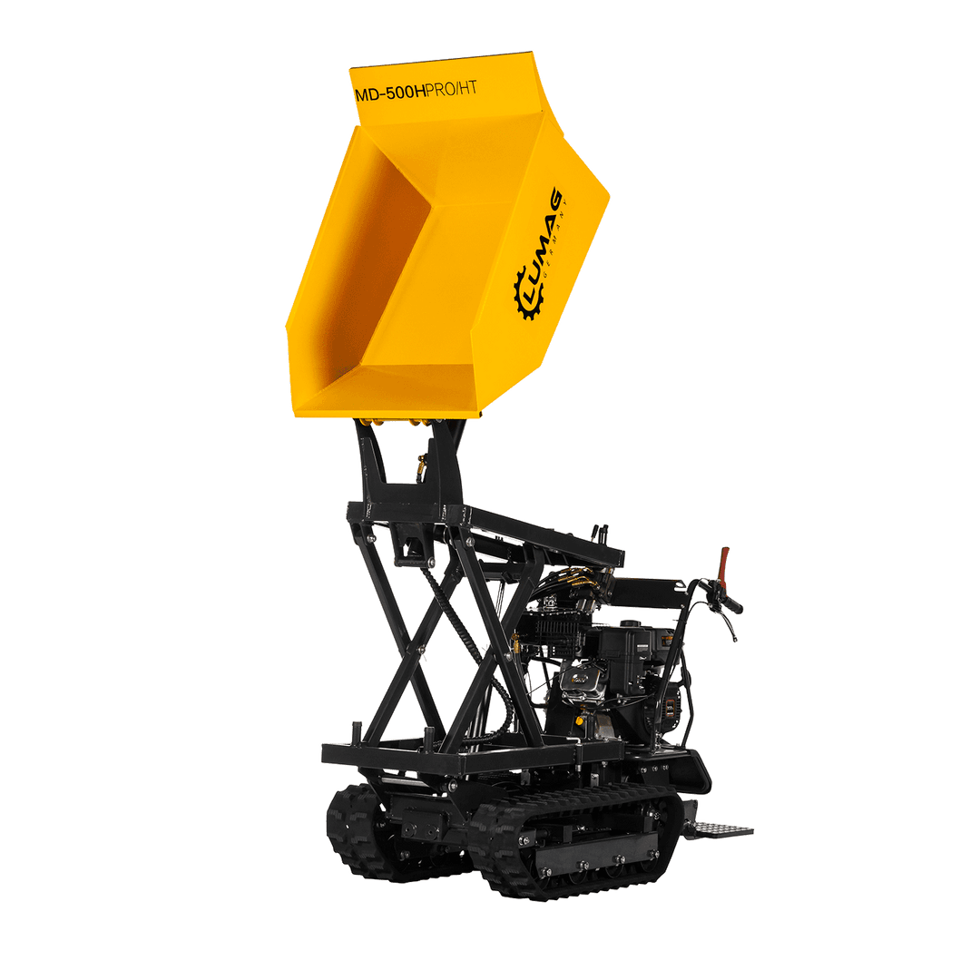 LUMAG MD500HPROHT Minidumper Hochkipper mit Frontkippmulde 500 kg Zuladung