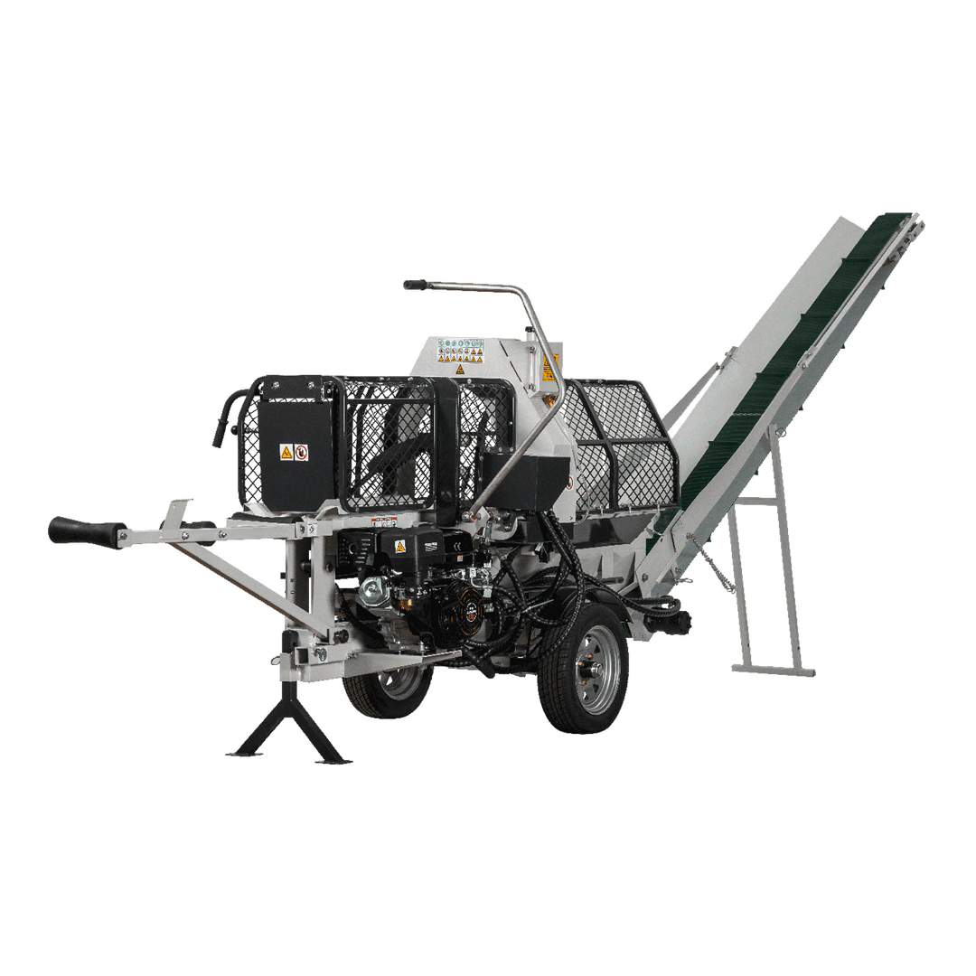 LUMAG SSA400G | Benzin-Sägespaltmaschine mit Fördenband