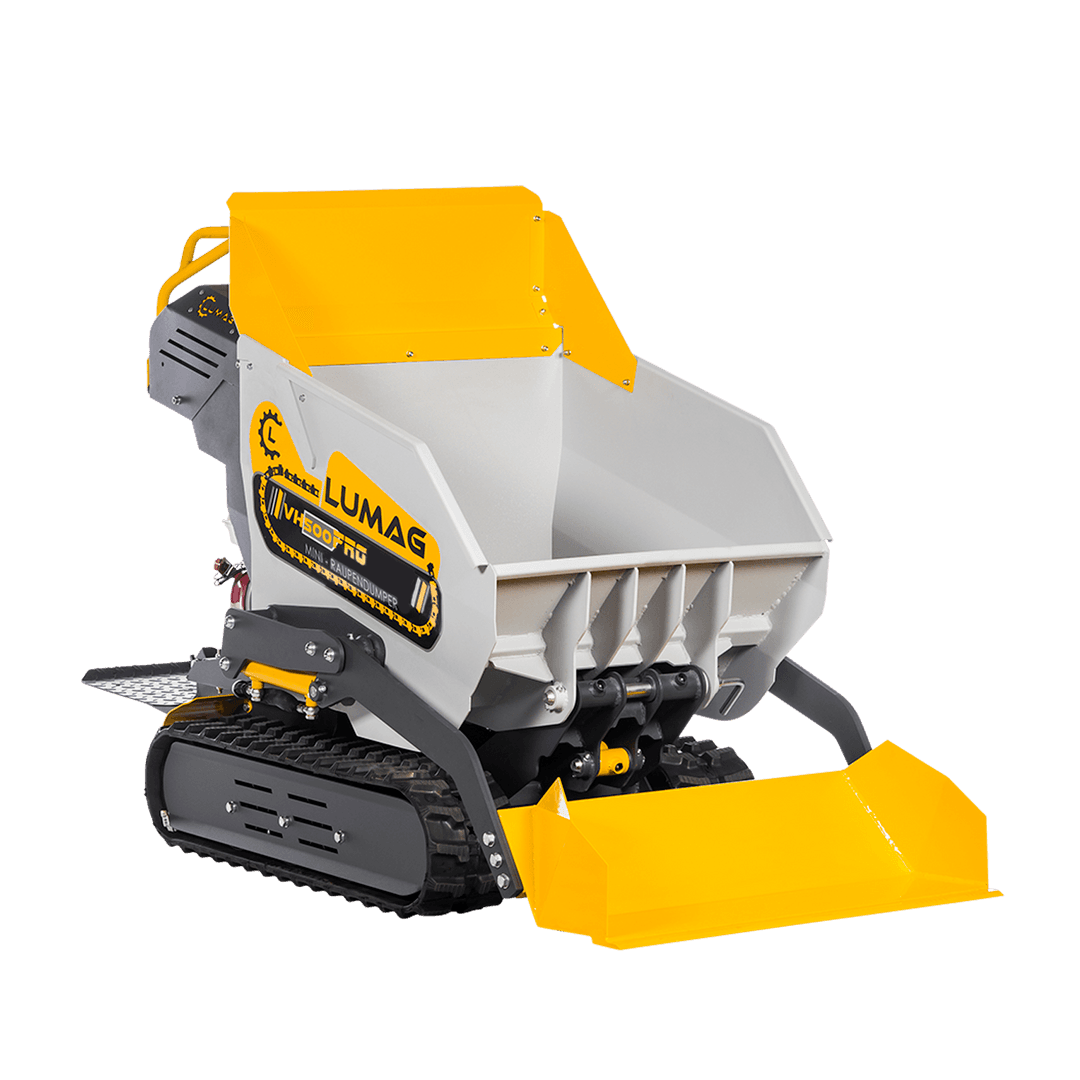 LUMAG VH500PRODA Minidumper mit Frontkippmulde und Selbstladeschaufel 500 kg Zuladung