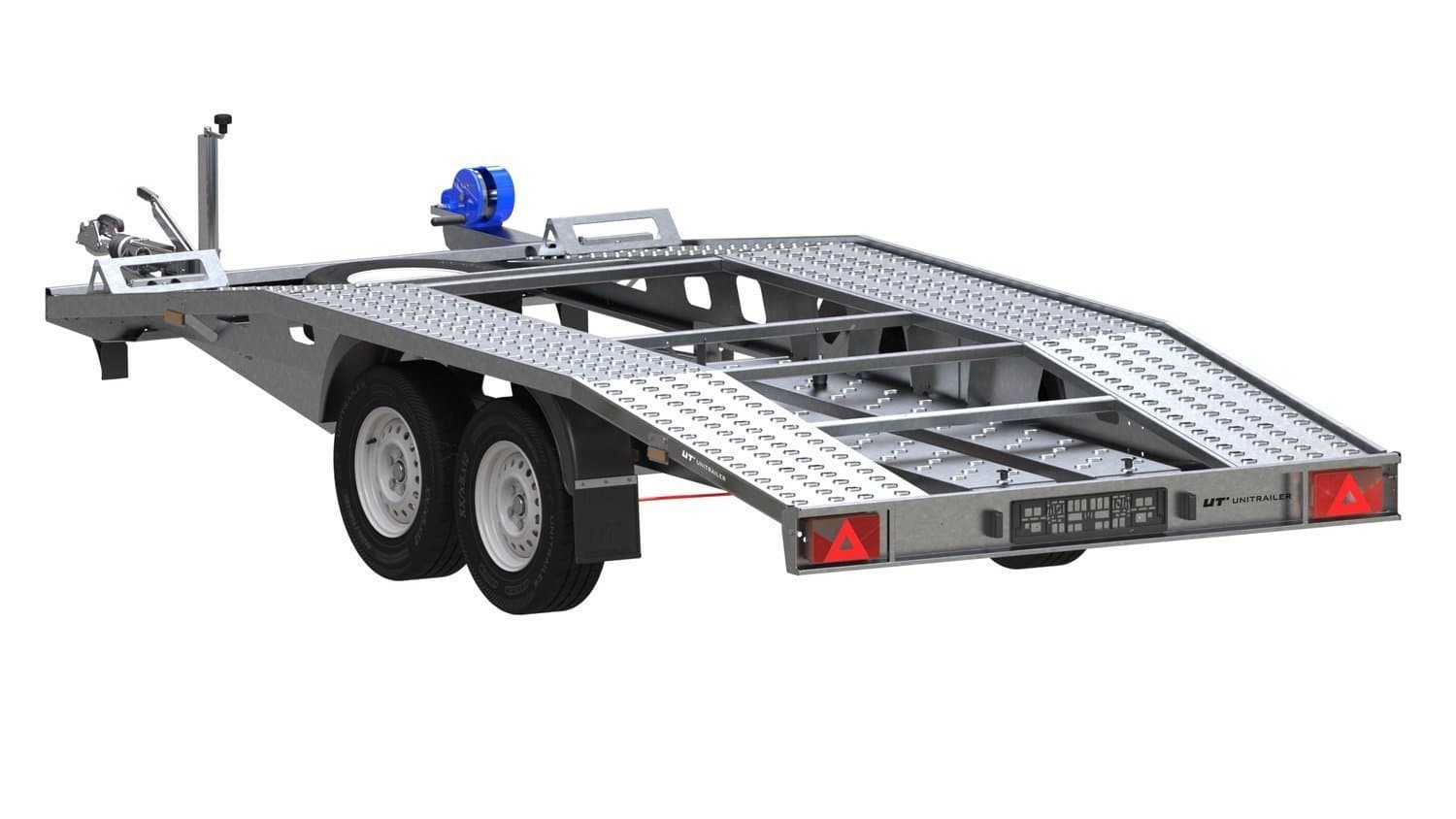 UNITRAILER TEMPO 4520 450 x 200 cm Sattelschlepper mit Doppelkupplung