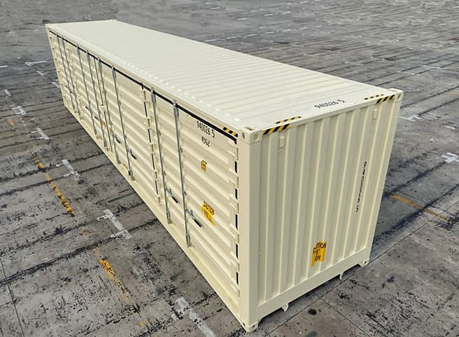 Seecontainer 40 Fuß High Cube Open Side (neu)