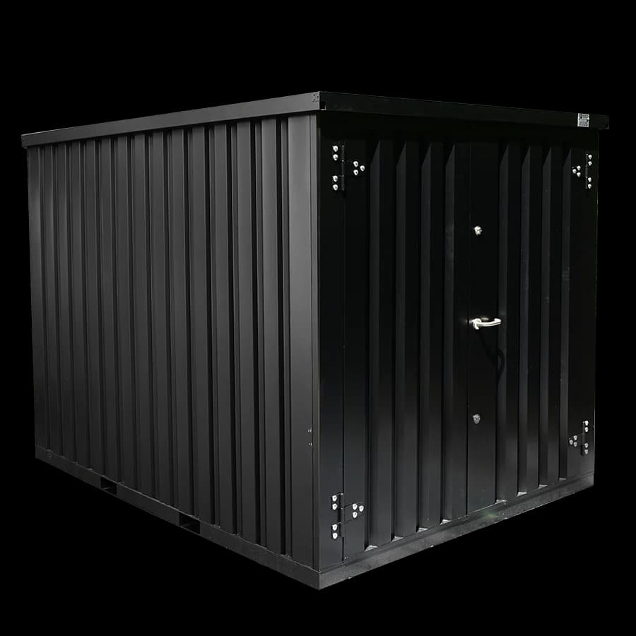 Lagercontainer 3 x 2 m – mit Doppeltür kurze Seite