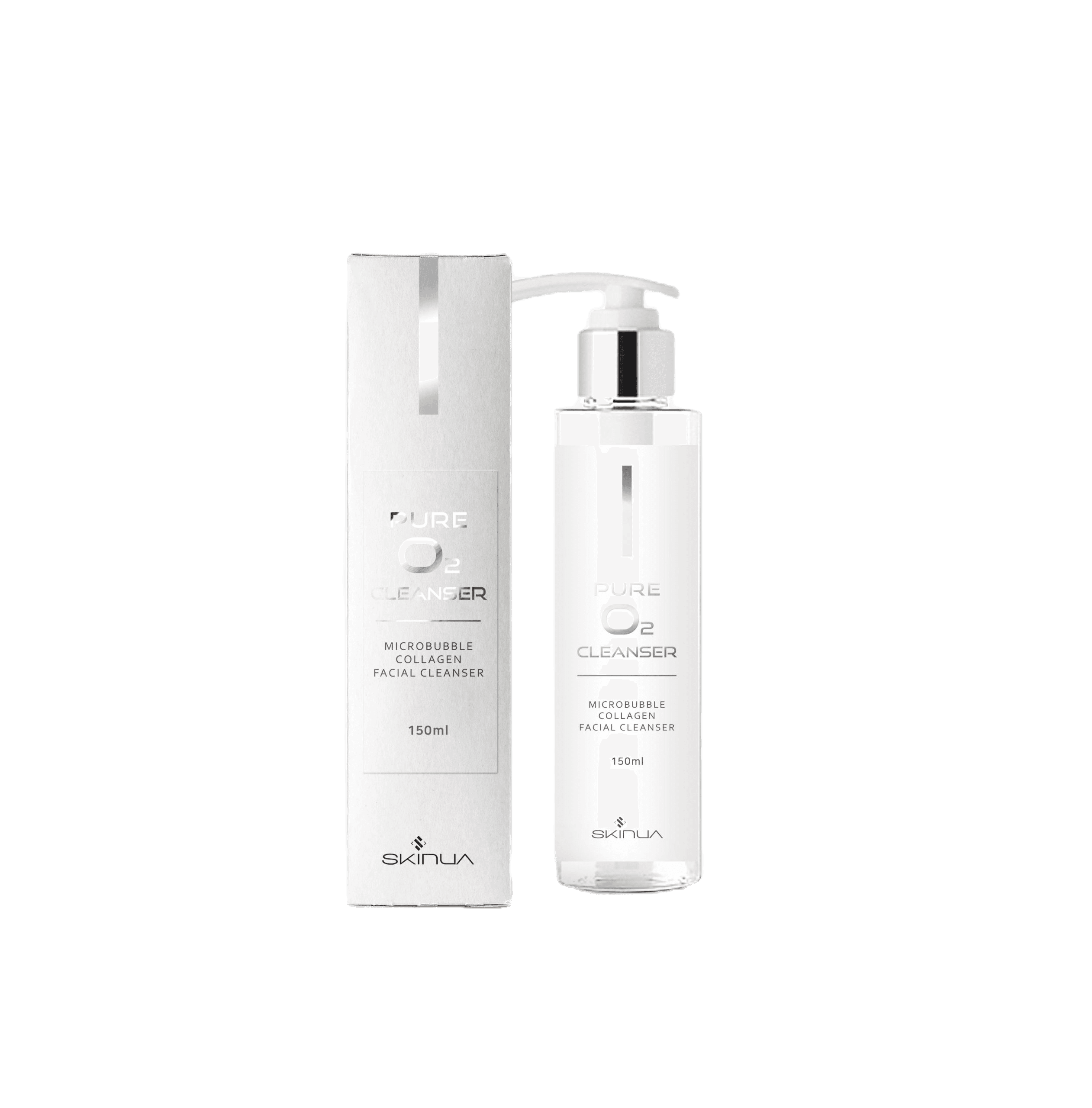 Pure O2 Cleansing Gel collagen, mousse nettoyant 150ml-SKINUA