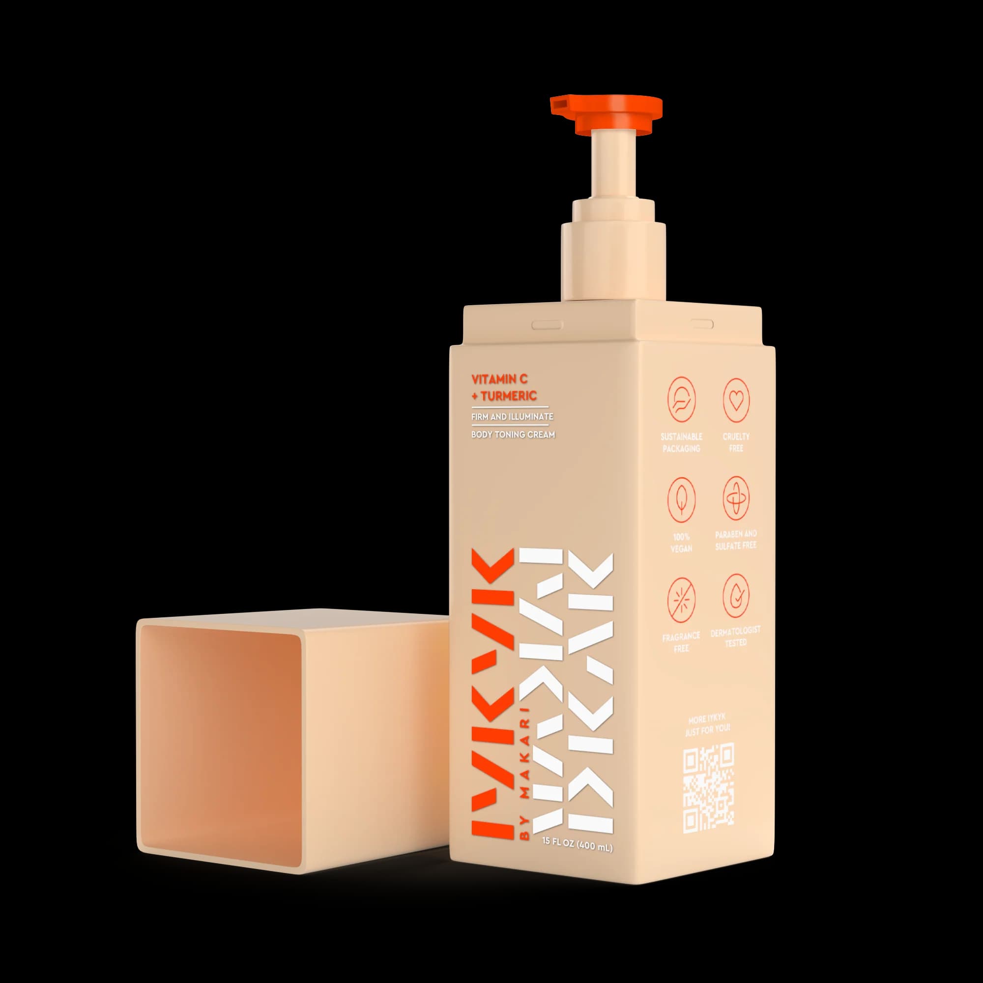 Crème tonifiante pour le corps à la vitamine C et au curcuma - IYKYK
