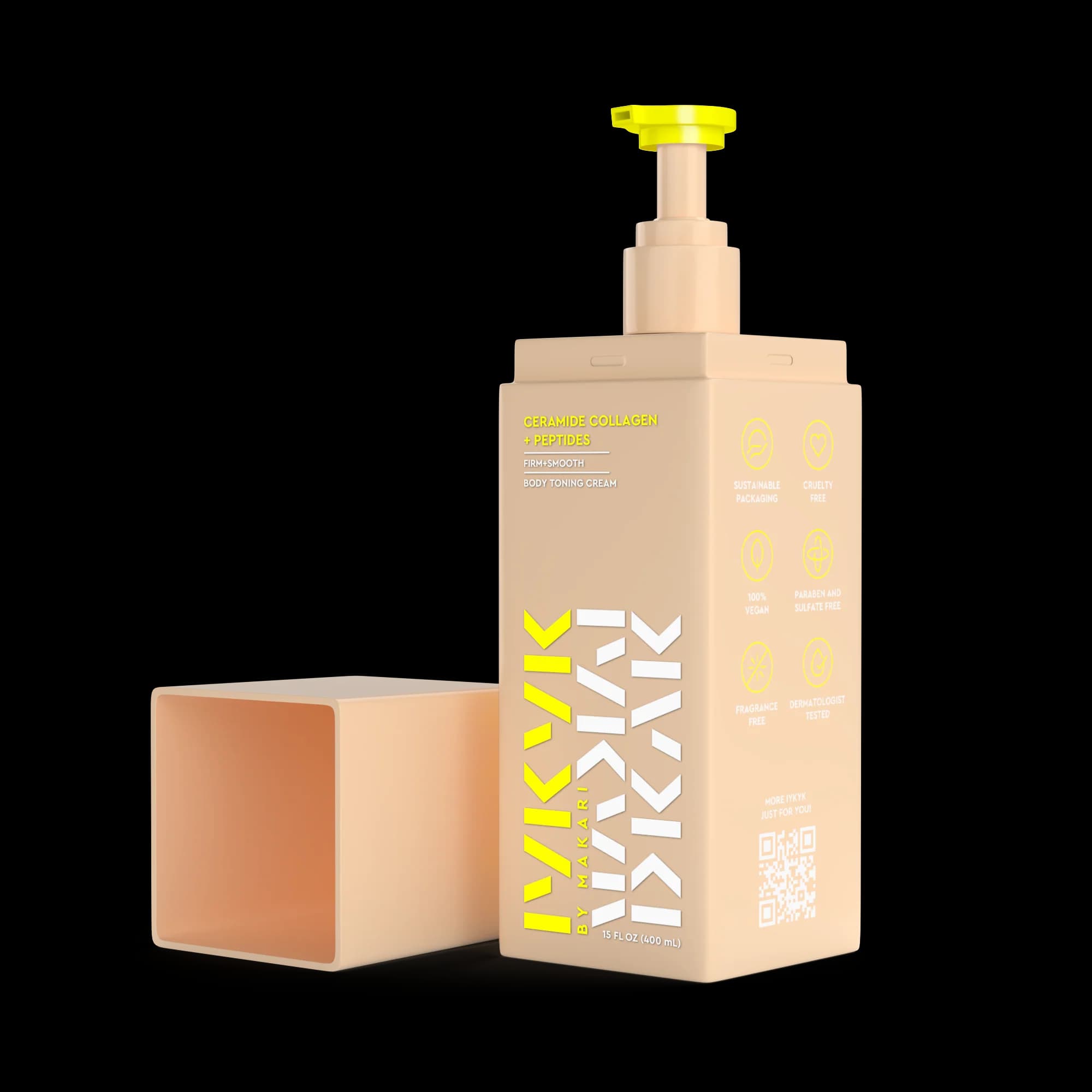 Crème de corps aux céramides, collagène et peptides 400ML– IYKYK