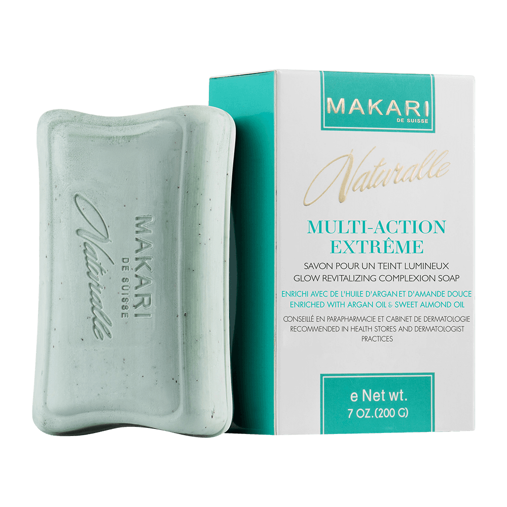 Savon unifiant exfoliant à l’huile d’Argan 200 Gr-Makari
