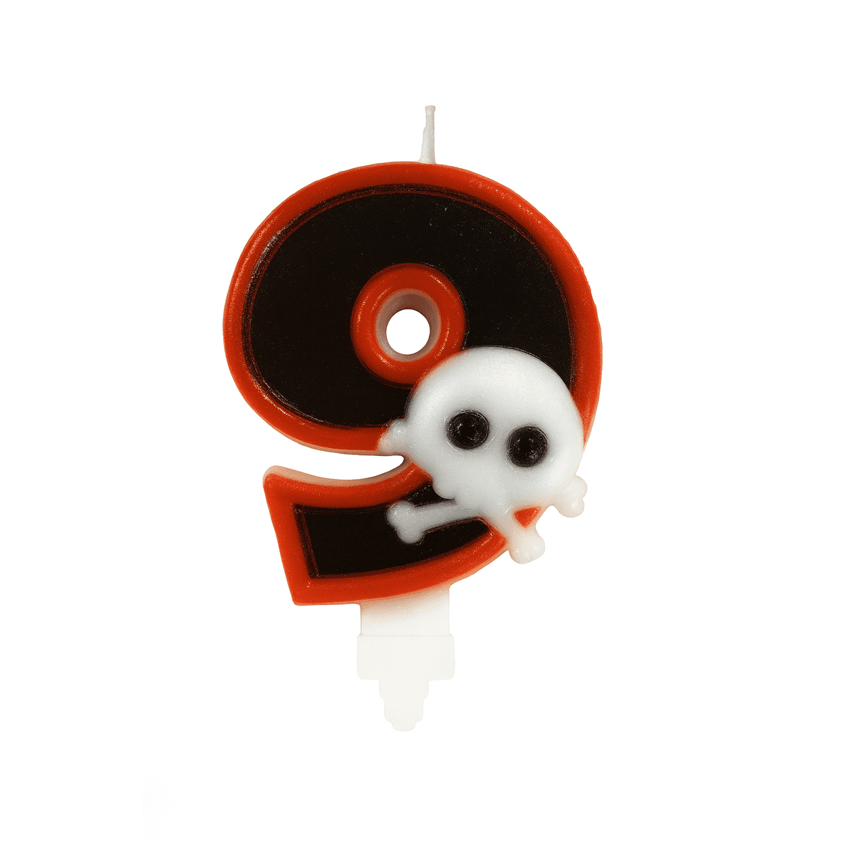 Bougie pirate Chiffre 9