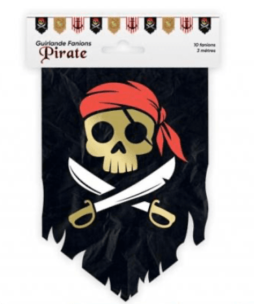 Guirlande fanions pirate