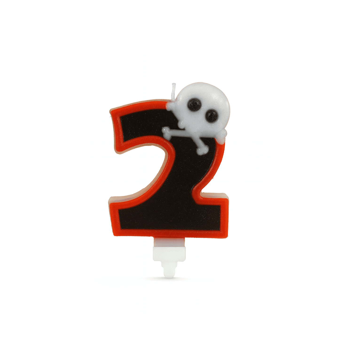 Bougie pirate Chiffre 2