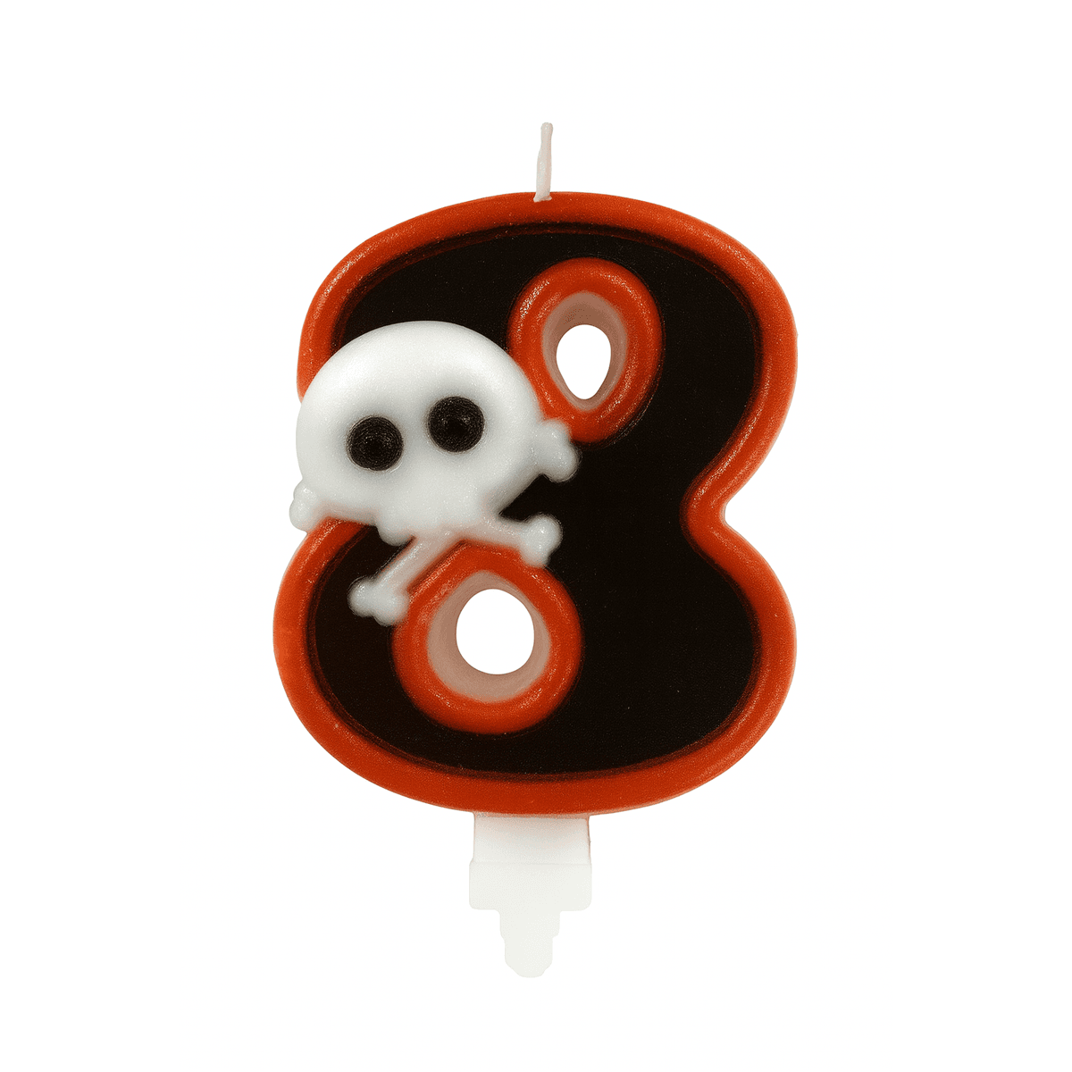 Bougie pirate Chiffre 8