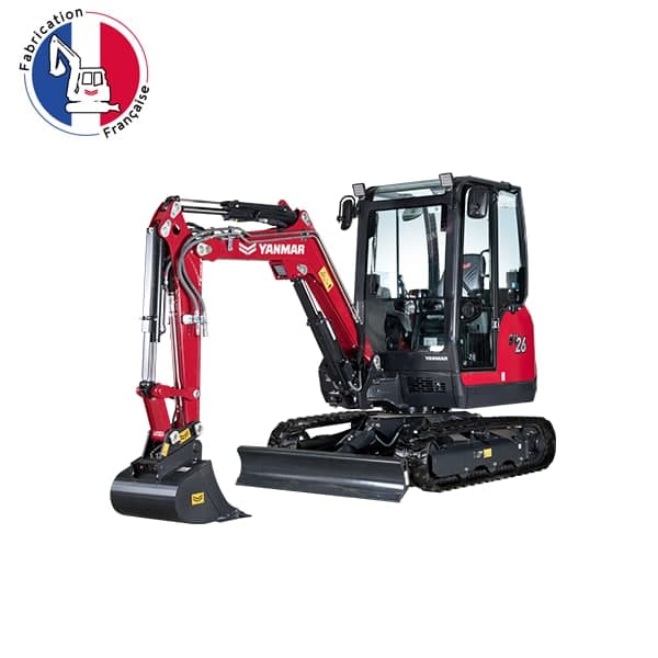 Minibagger Yanmar SV26 gebraucht | 15 Betriebsstunden | Zubehör inklusive