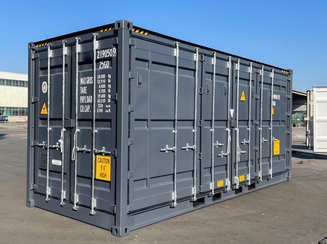 Conteneur Maritime 20′ High Cube Full Side Access – Certifié IICL / CSC