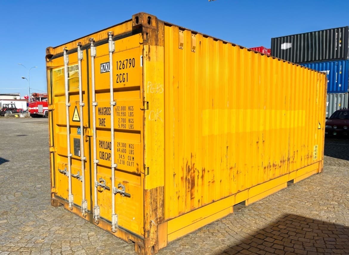 Conteneur Maritime 20 Pieds Pallet Wide Cargo Worthy (CW)