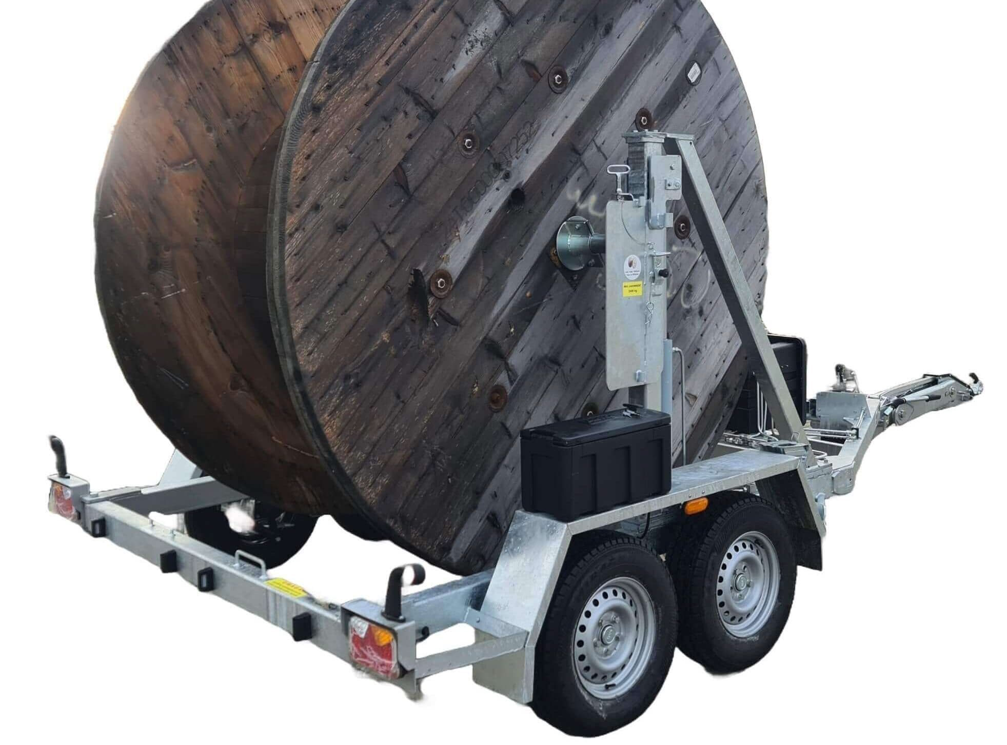 3,5 t U-förmiger Kabelträgeranhänger mit F10.35.2E-Antrieb