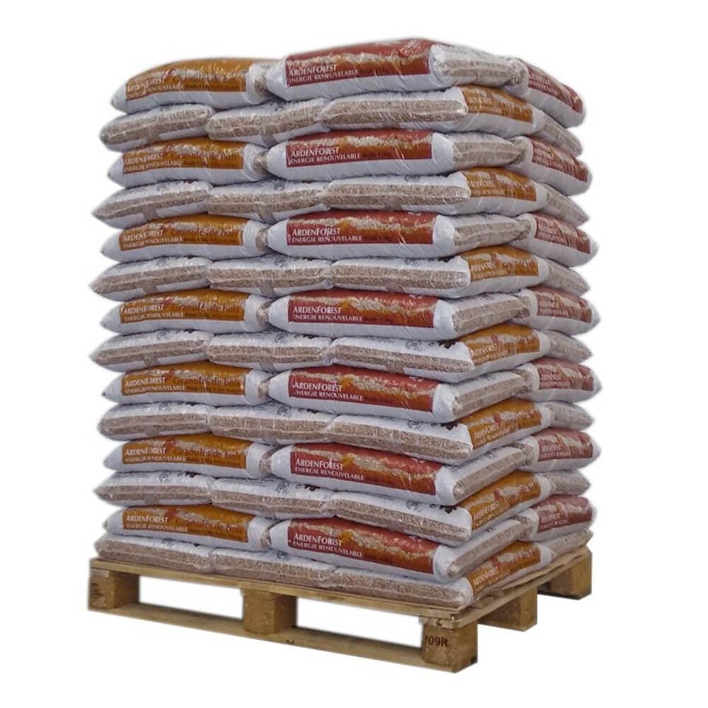 Pellets Ardenforest – Palete com 70 sacos de 15 kg