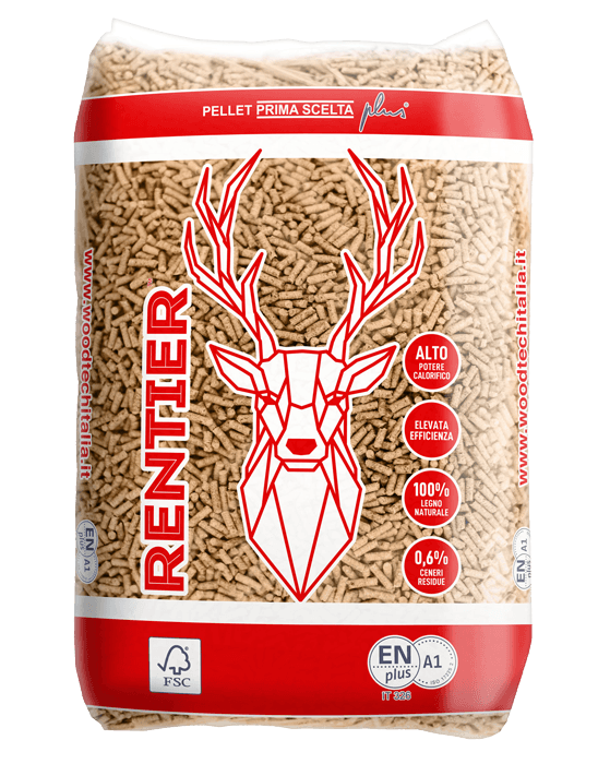 RENTIER – Palete de Pellets de 15 kg, 70 Sacos