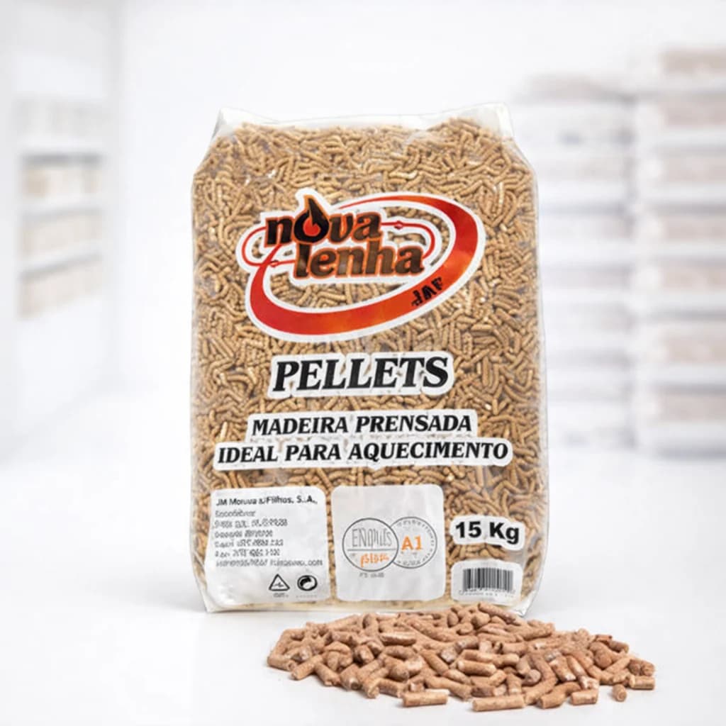 Pellets NovaLenha – Palete 1155kg Pinho 100% Natural