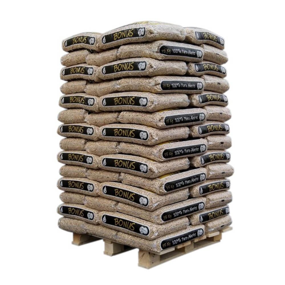Pellet Bonus – Palete com 70 sacos de 15 kg