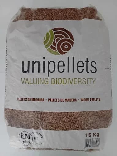 Palete de 65 sacos de 15 kg Uni pellets