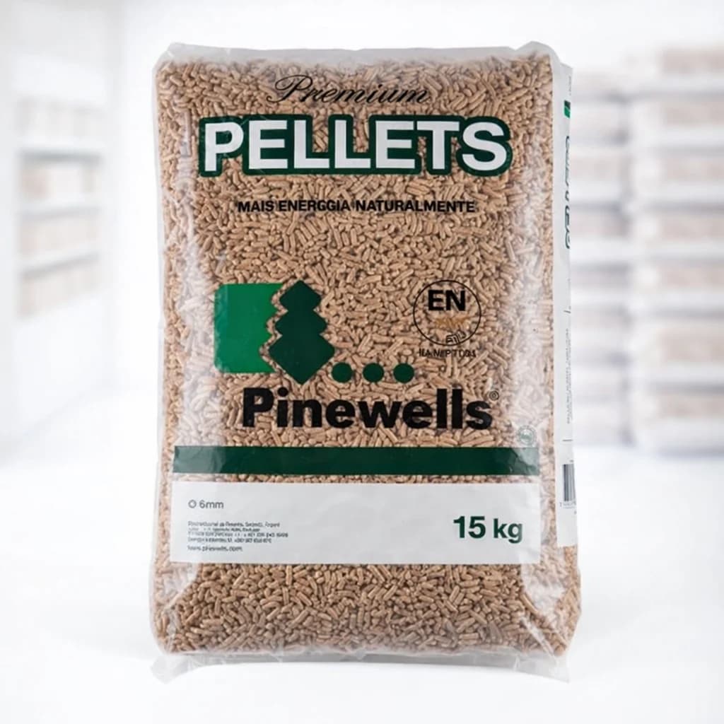 Pellets Pinewells – Palete de 20 sacos de 15kg