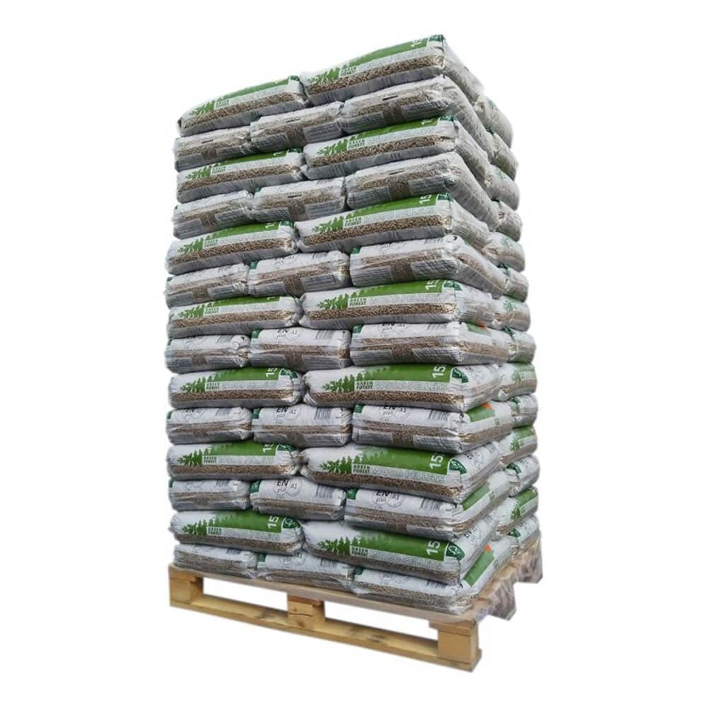 Pellet Green Forest – Palete com 70 sacos de 15 kg