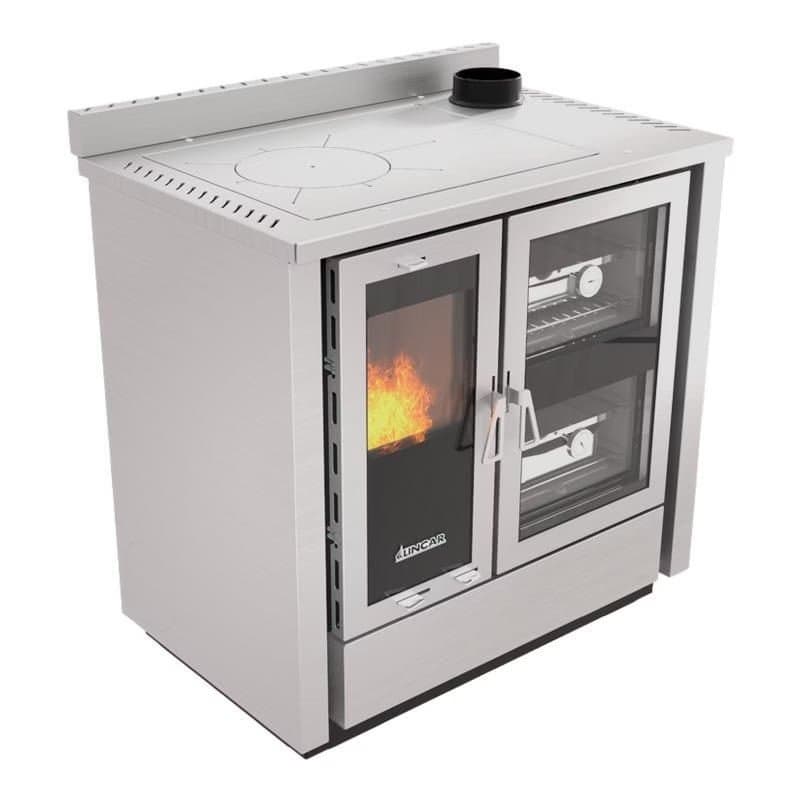 Forno a lenha com dois fornos LINCAR Fusion 8,4 kW